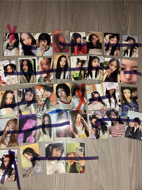 NewJeans goods photocard sig DVD