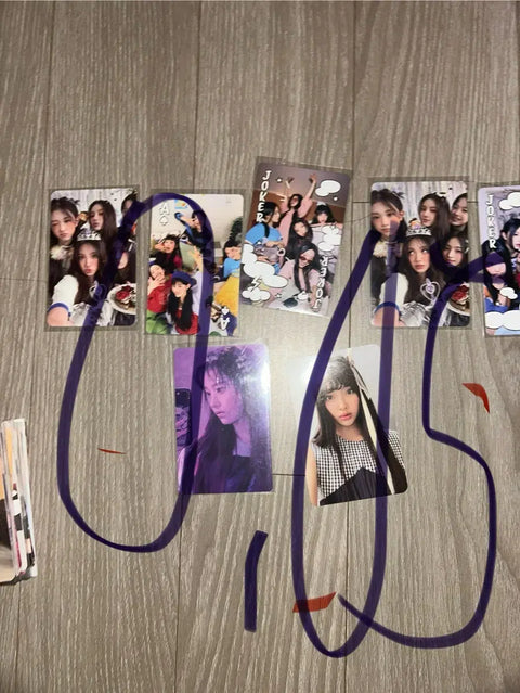 NewJeans goods photocard sig DVD