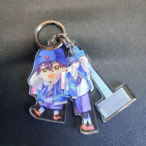 Nijisanji Kenmochi Touya 7-Tower Acrylic Keychain Goods