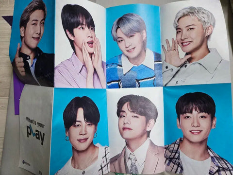 BTS Shinhan Tyvek Poster