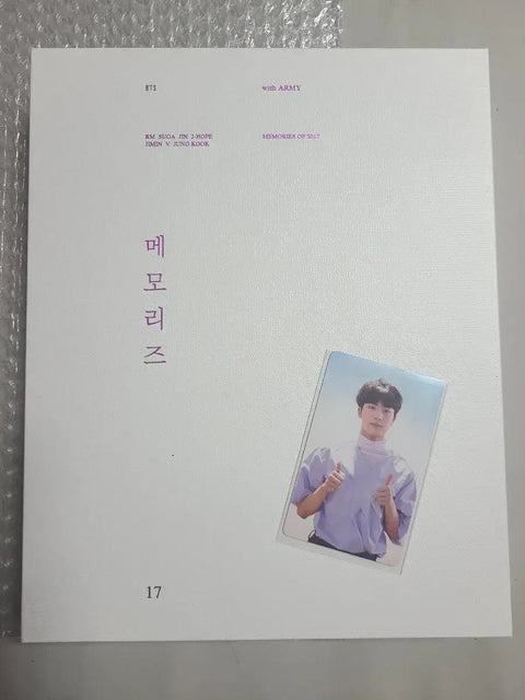 BTS Memories 2017 DVD Jin photocard full set