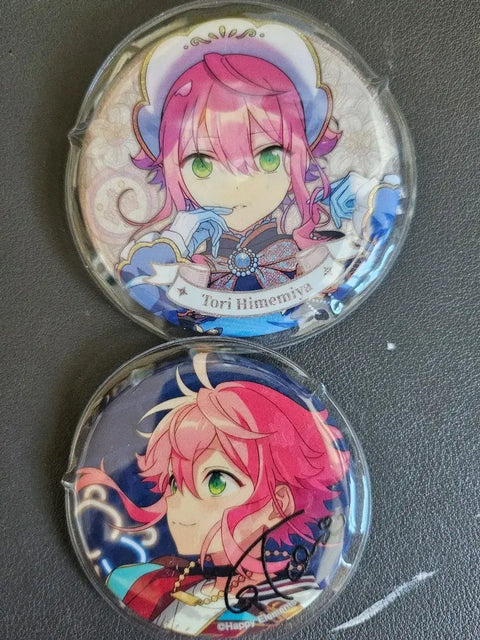 Ensemble Stars! Himemiya Tori Can Badge Bundle Sale White Brim 7th Anniversary