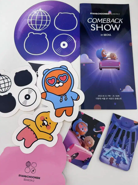 Ryan Chunsik Comeback Show Season 2 Goods Sticker