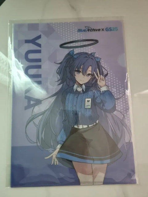Blue Archive Yuuka & Noah GS25 Collaboration Clear File