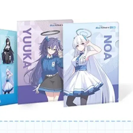 Blue Archive Yuuka & Noah GS25 Collaboration Clear File