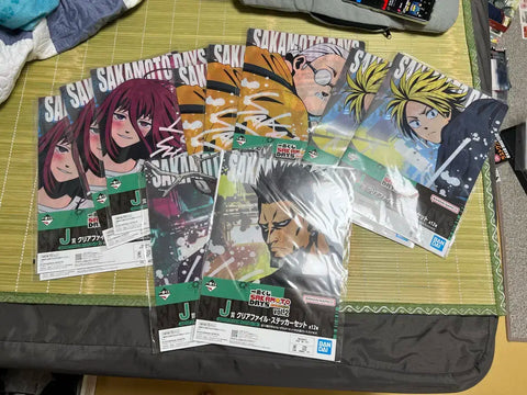 Sakamoto Days Ichiban Kuji Clear File 10 Piece Set
