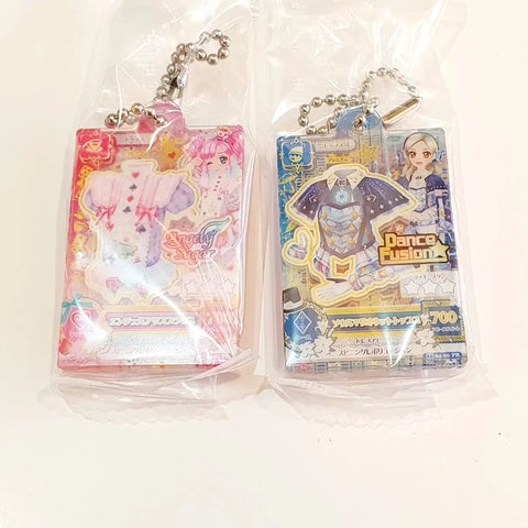 Aikatsu Gacha Acrylic Charm 2 Madoka Rin Set