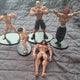 Hanma Baki, Hanma Yujiro, Jack Hanayama + Pickle figures, selling as a set.
