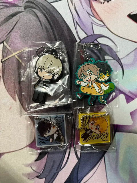 Wind Breaker Sakura Acrylic Kaji Rubber Strap Gacha Bundle