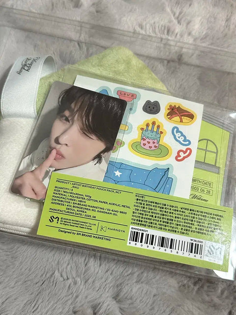 NCT WISH Riku Birthday MD Pouch Photocard Transfer