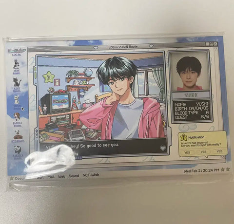 NCT Wish Yushi Login Photo Set