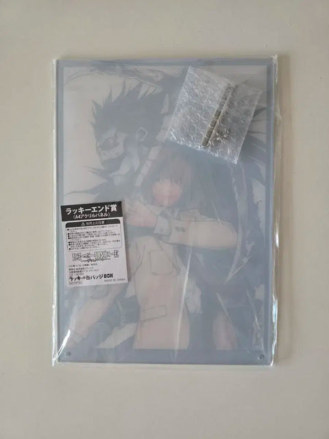 Death Note Lucky End Prize Original Art A4 Acrylic Panel Light Ryuk
