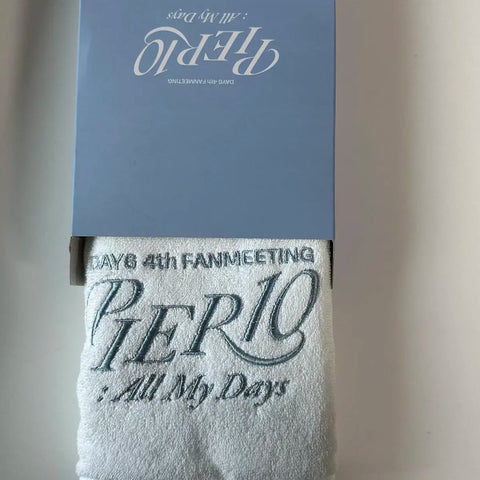 DAY6 Pier10 Fan Meeting Impressive Entrance Gift Towel Photo Card