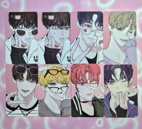 Kim Bu-rok Wink Cut Pink Photocard / Sunglasses Bae Se Photocard Debut or Die Testar Park Mun-dae