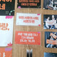 Selling unofficial BTS goods.