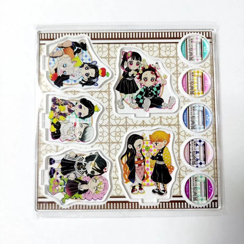 Demon Slayer Original Art Exhibition Artist Couple Acrylic Stand Iguro Tanjiro Mitsuri Zenitsu