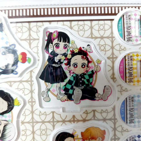 Demon Slayer Original Art Exhibition Artist Couple Acrylic Stand Iguro Tanjiro Mitsuri Zenitsu