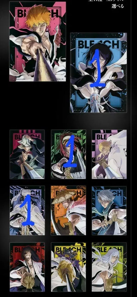 Bleach A3 Clear Poster Bundle Sale