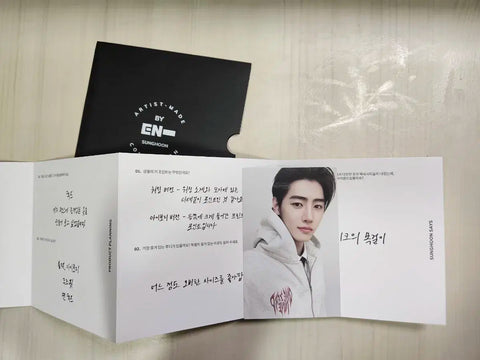 ENHYPEN Sunghoon Pop-up Photocard Ivory Version