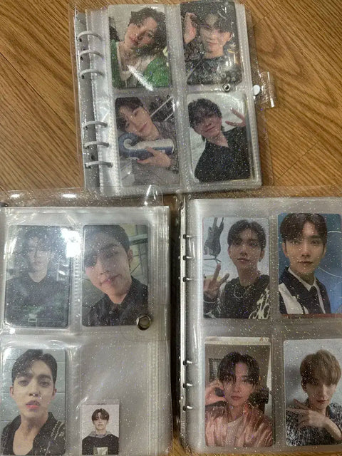 Seventeen photocards, all together