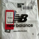 IU Flower Bookmark New Balance Short Sleeve T-shirt White XL