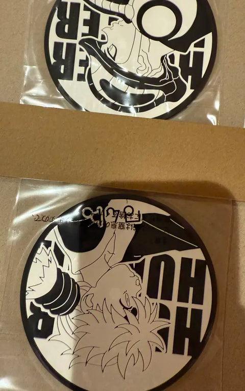 Hunter x Hunter Big Rubber Coaster Gacha Meruem Komugi Set