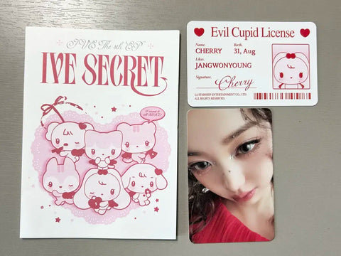 IVE Evil Cupid Secret Jang Wonyoung Photocard Poca