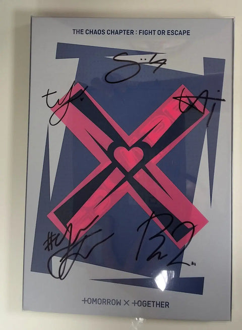 TXT autographed album