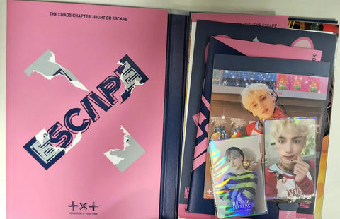 TXT autographed album