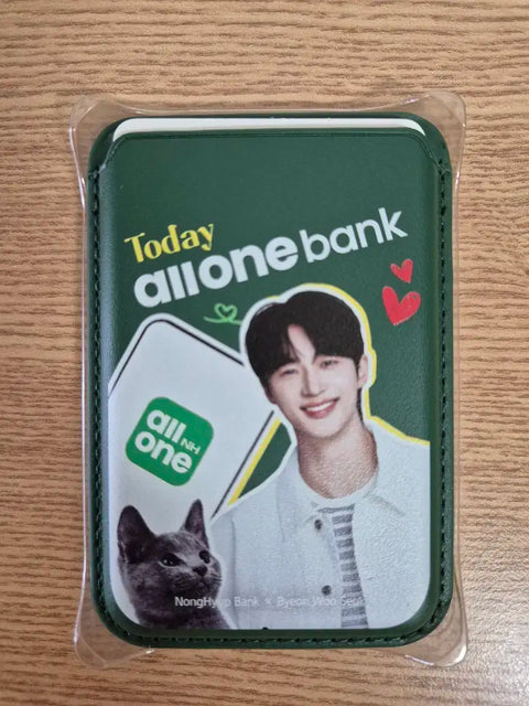 Unopened Byeon Woo-seok MagSafe Card Wallet