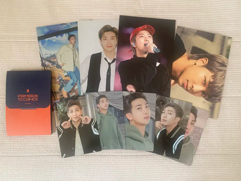 BTS Namjoon RM Postcard 4 pcs + PTD Seoul Mini Photocard Full Set