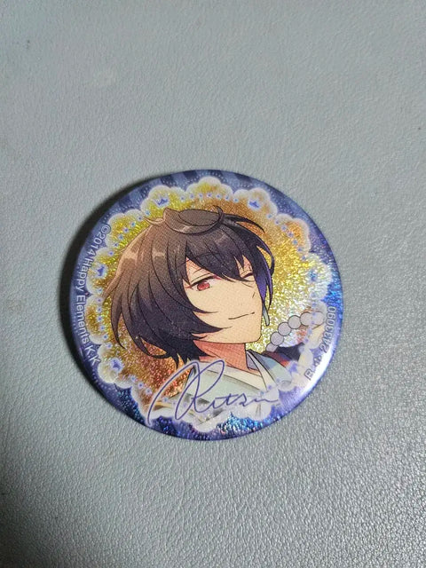 Ensemble Stars Sakuma Ritsu Usaneji Acrylic Autograph Board + Can Badge