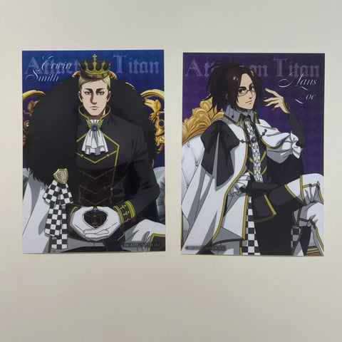 Attack on Titan, AOT, Marukuji, Chess, Erwin, Hanji, Bromide, Postcard
