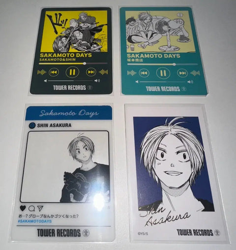 Sakamoto Days Asakura Shin Tower Records Card Sakadei