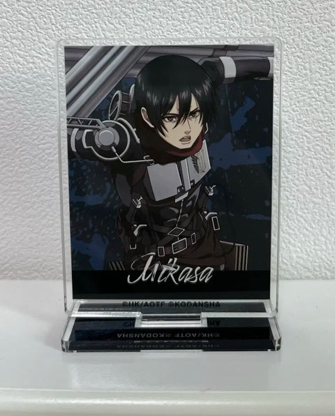 Attack on Titan Mikasa Ackerman Final Season Season 4 Square Acrylic Stand Defect-Free