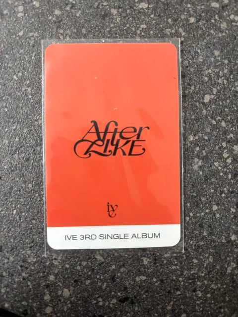 IVE Jang Wonyoung After Like photocard