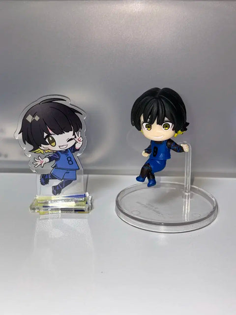 Blue Lock Bachira Acrylic Stand, Gacha Figure