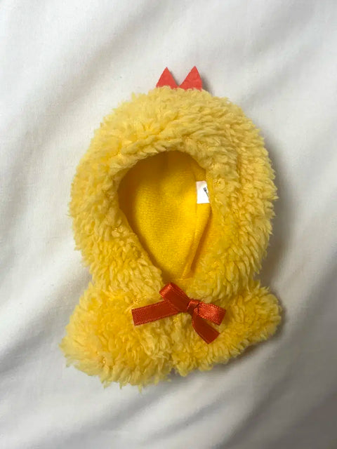 Selling chicken costumes at a low price.