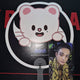 Stray Kids Karma Pop-up Lucky Draw Hyunjin Photocard + Genie Ret Fan Set