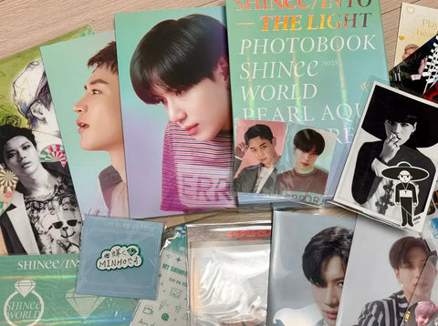 SHINee Taemin Minho Goods Transfer Photobook Badge Photocard etc.