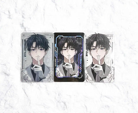Creepy stories going to work, Goechul, Ryu Jae-kwan, White, Black, Lenticular, Photocard, PP-nim