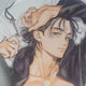 Including tracked shipping) Attack on Titan Eren Yeager unofficial chest mousepad