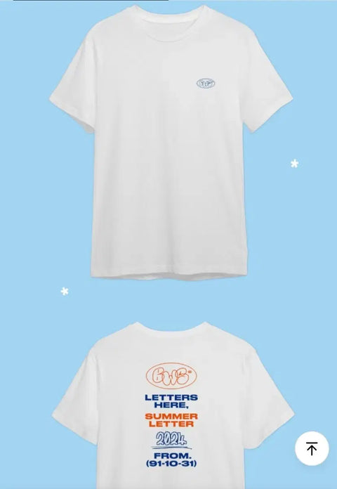 Byeon Woo-seok actor official merchandise T-shirt, selling at original price.