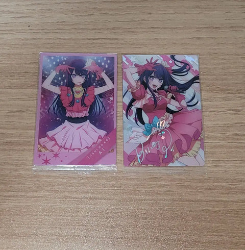 My Favorite's Child Oshino Ko Hoshino Ai Wafer Card Stationery Metal Card