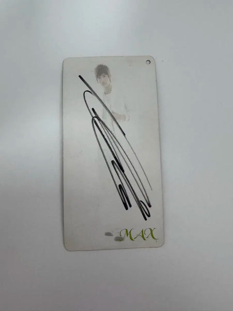 TVXQ! Star Museum Hologram Card Changmin Autographed