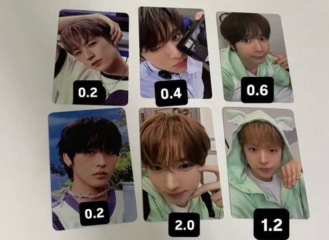 NCT Wish color photo card transfer