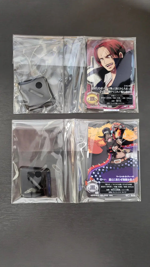 One Piece Ichiban Kuji G Prize Shanks Teach Hidden Acrylic 2 Type Set