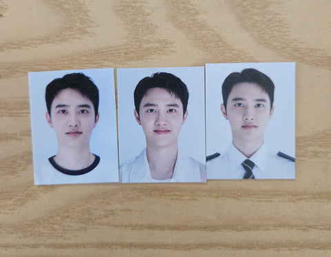 Dermatology Do Kyungsoo EXO D.O. ID Photo 3 Types