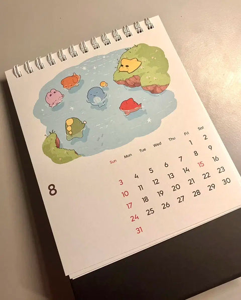 Sleepground TV TTeulTip Pixel Lee 2025 Season's Greetings Calendar