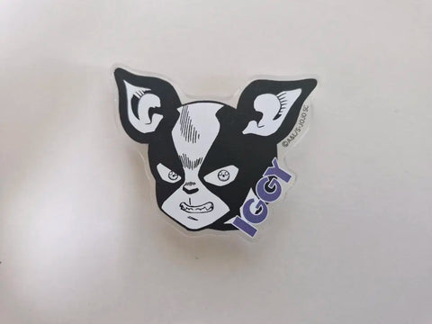 JoJo's Bizarre Adventure Part 3 Iggy Acrylic Badge